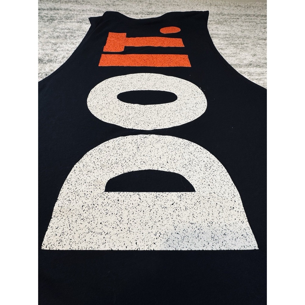 Vintage Nike Tank Top Medium Black Just Do It Single Stitch‎ Workout 90s Y2K - Picture 8 of 9